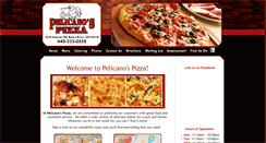 Desktop Screenshot of pelicanospizza.com